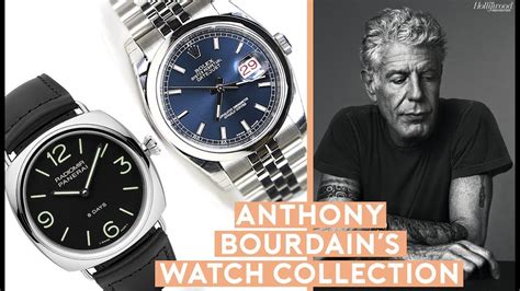 anthony bourdain watch collection